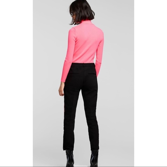 [Zara] Classic Black Striped Trousers - Picture 5 of 10